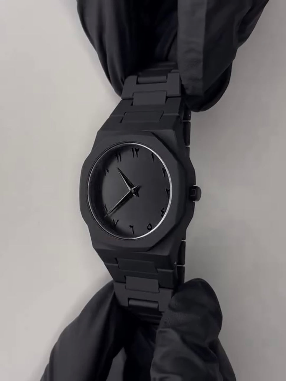 Prime Minimalist Black Stainless Steel Watch