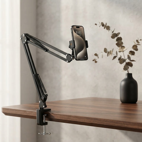 Metal Overhead Adjustable Phone Holder