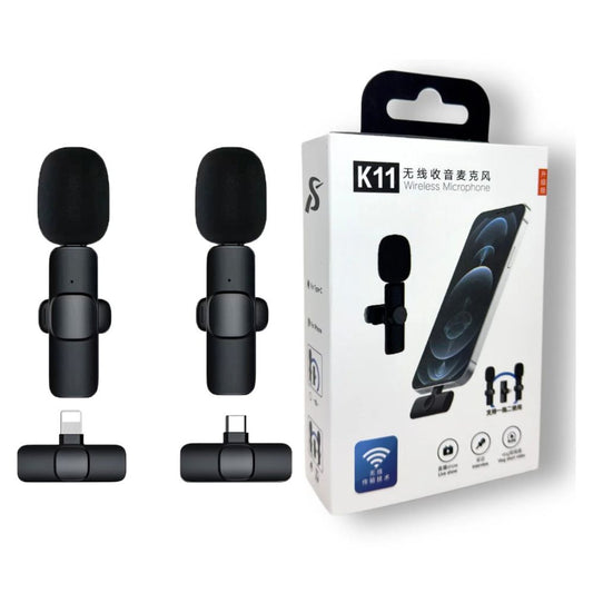 K11 Dual Wireless Collar Microphone