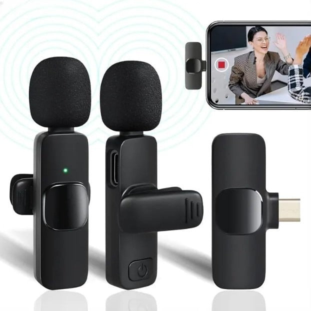 K11 Dual Wireless Collar Microphone