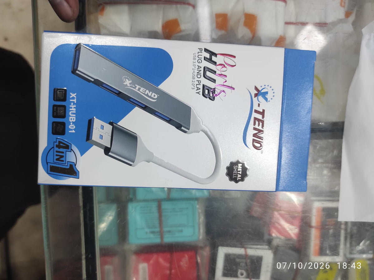 Prime 4-in-1 Metal USB Hub