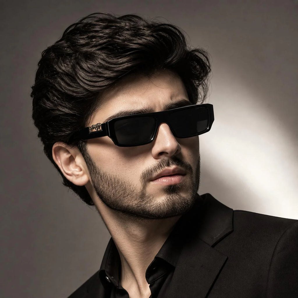 Prime Unisex Rectangular UV400 Sunglasses
