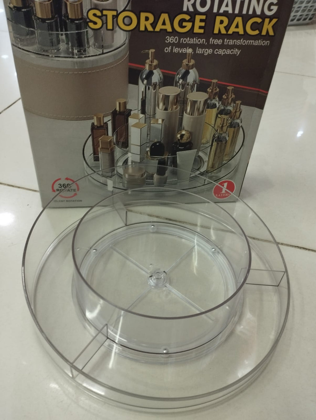 Prime 360° Rotating Makeup Organizer