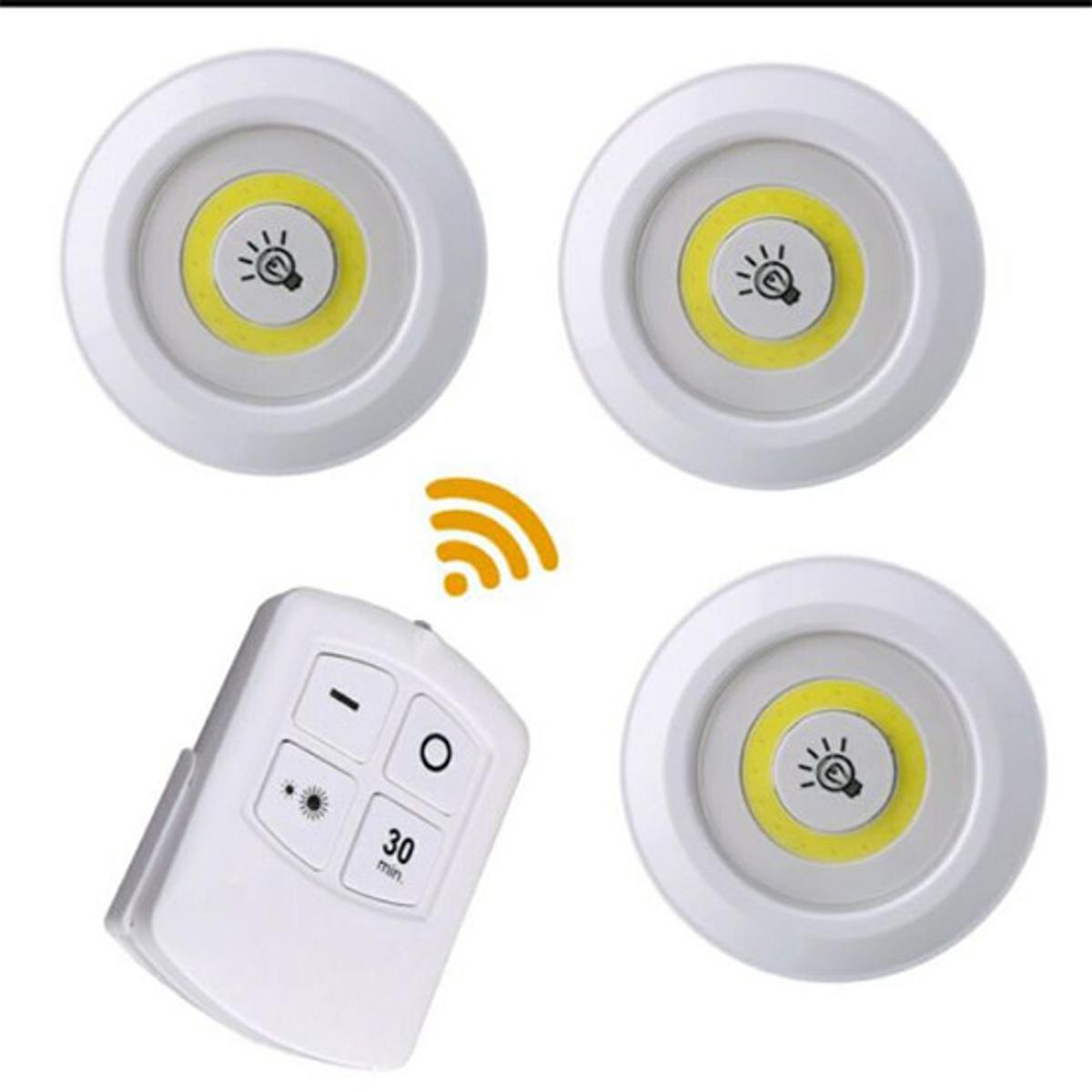 Wireless LED Tap Lights with Remote Control