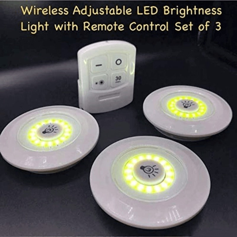 Wireless LED Tap Lights with Remote Control