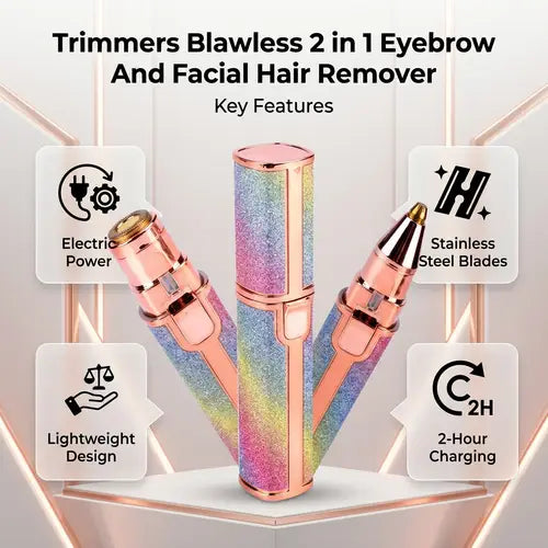 Prime 2-in-1 Eyebrow & Facial Hair Remover