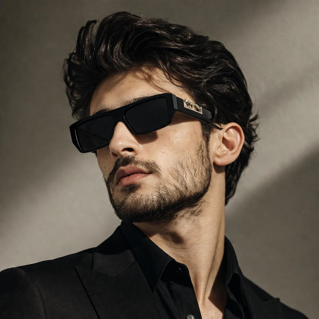 Prime Unisex Rectangular UV400 Sunglasses