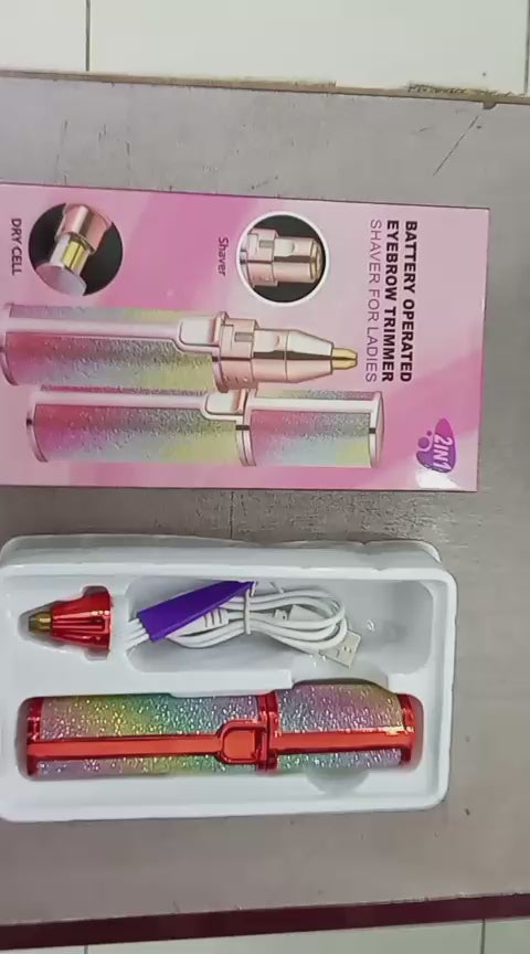 Prime 2-in-1 Eyebrow & Facial Hair Remover