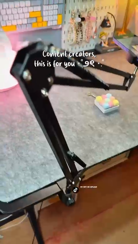 Metal Overhead Adjustable Phone Holder